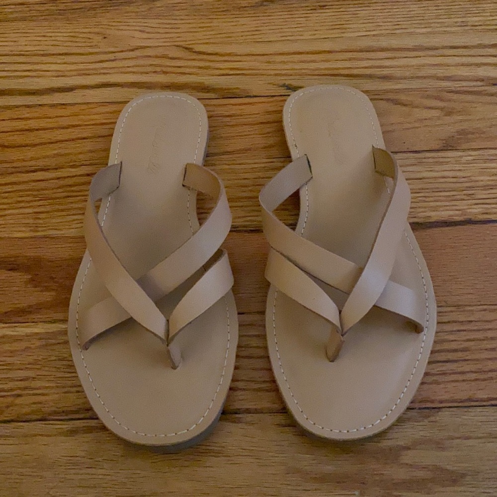 Madewell Boardwalk Sandals Nude